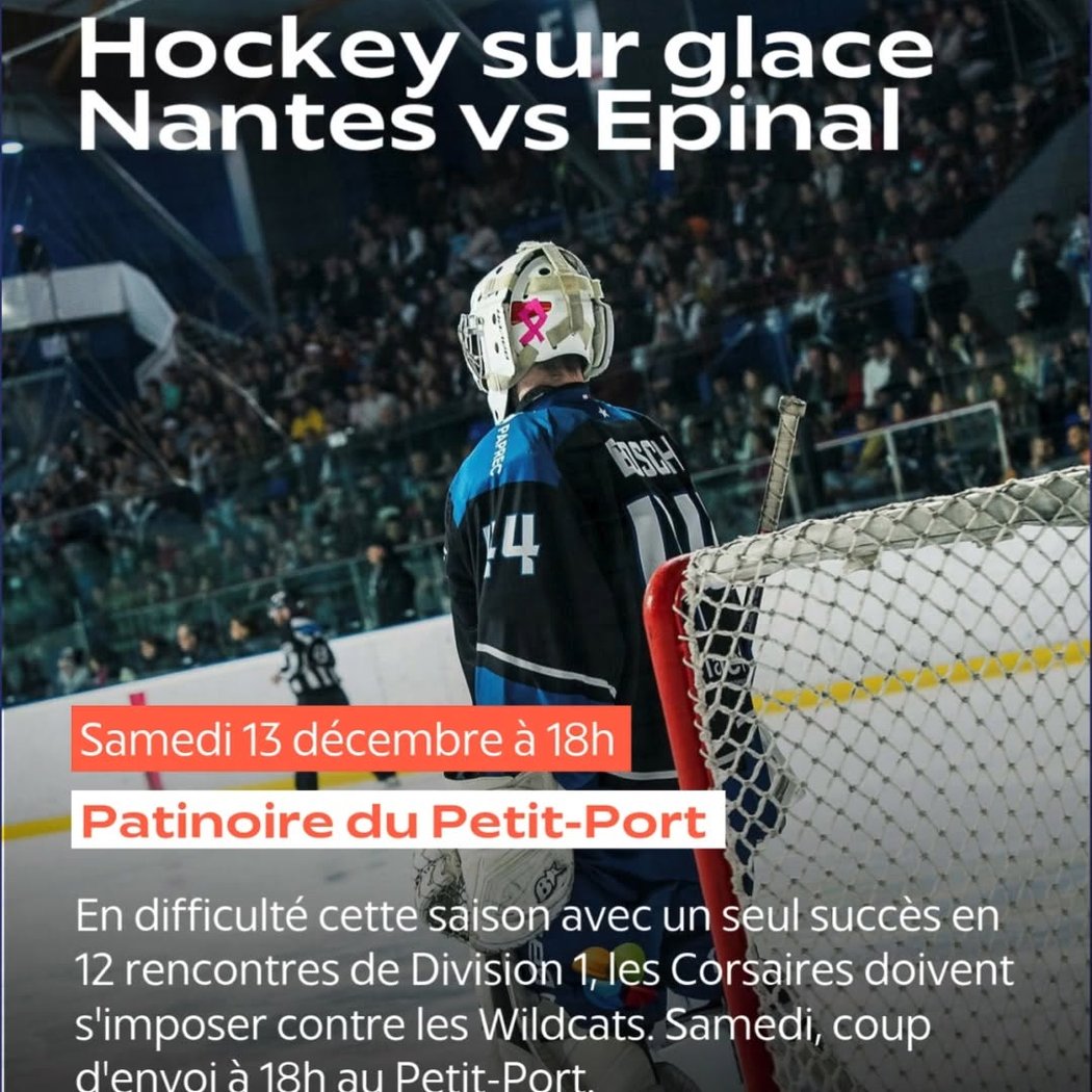 Hockey sur glace Nantes vs Epinal 1